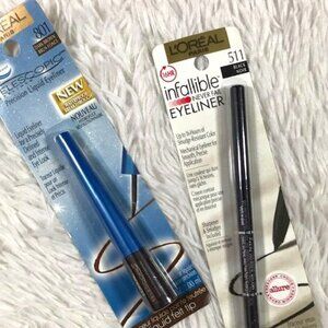Loreal Waterproof Telescopic Dark Brown Eyeliner & Infallible Black Eyeliner